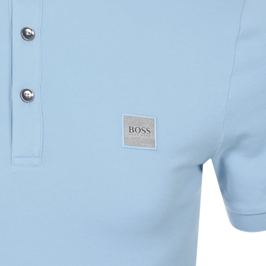Alternative Image for ProductBOSS Passenger Short Sleeved Polo T Shirt Blue3